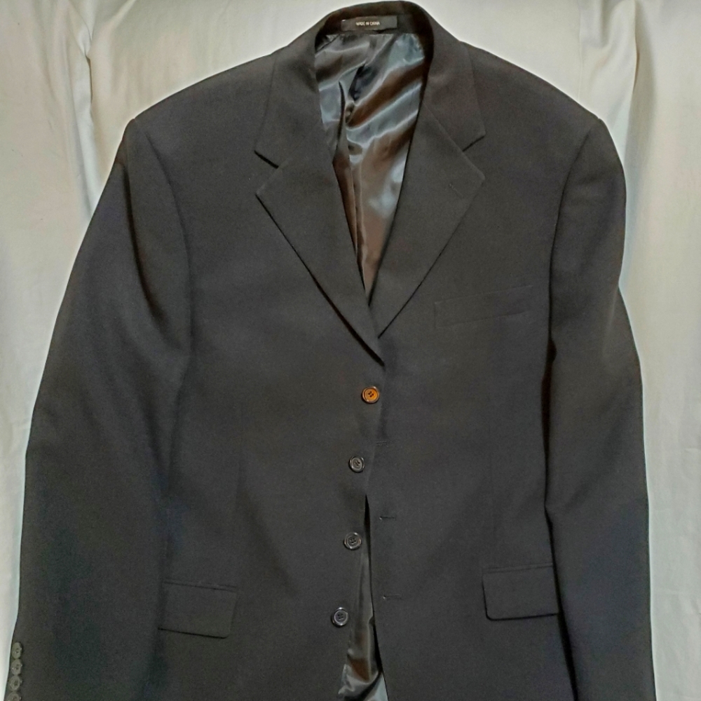 Clean black blazer